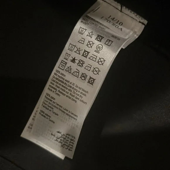 BNWT All Saints wax costed western shirt. Size US10/UK14 - Picture 9 of 9